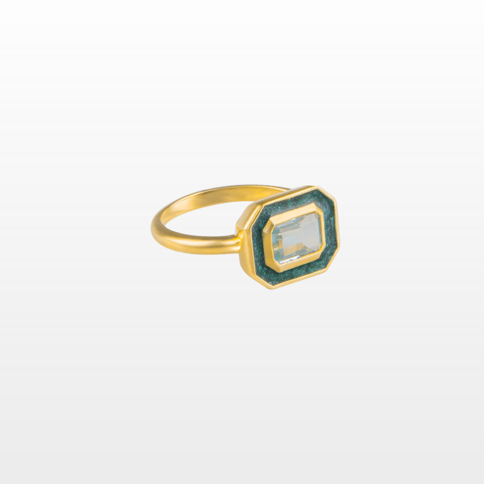 Bague Haute auRa Topaze