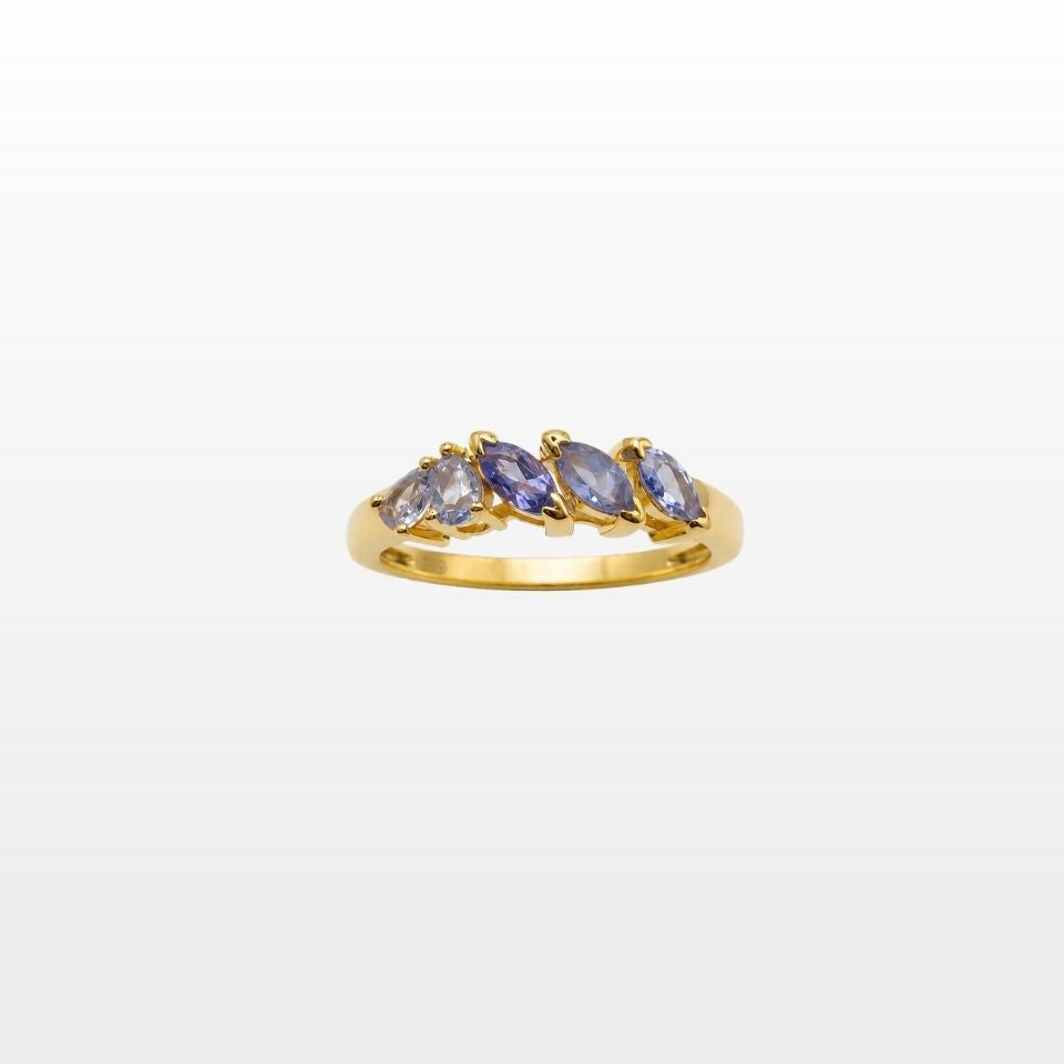 Bague Lotus Eclosion Tanzanite