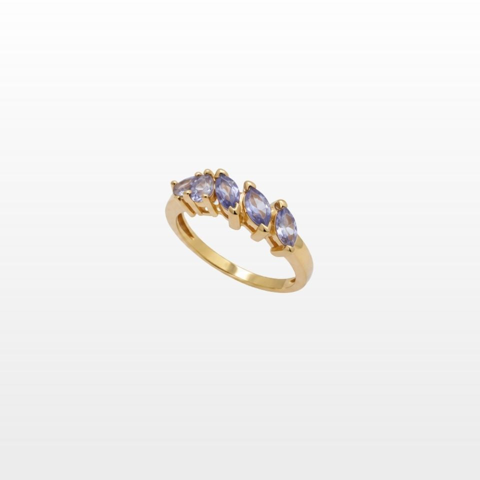 Bague Lotus Eclosion Tanzanite