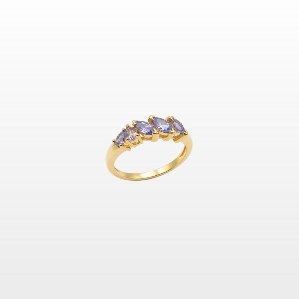 Bague Lotus Eclosion Tanzanite