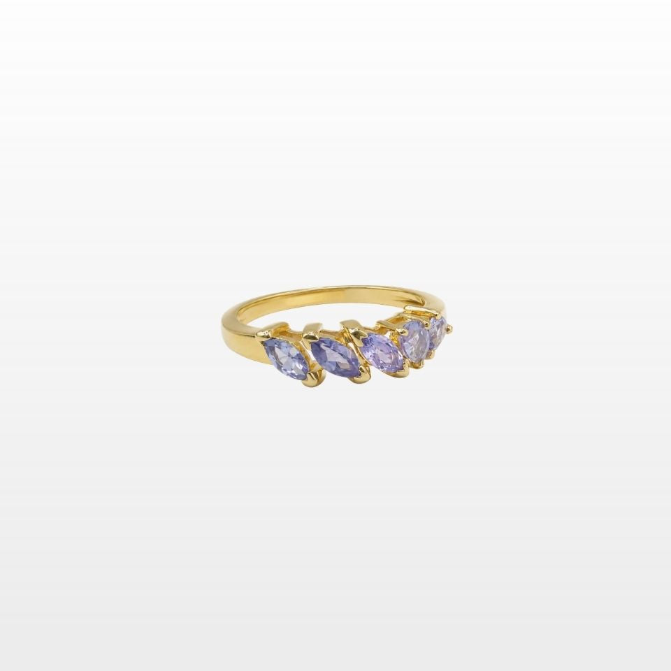 Bague Lotus Eclosion Tanzanite