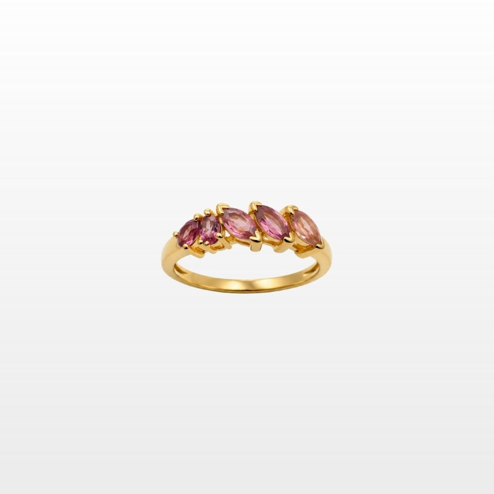 Bague Lotus Éclosion Tourmaline