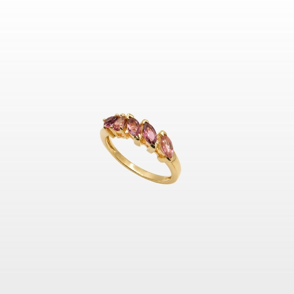 Bague Lotus Éclosion Tourmaline