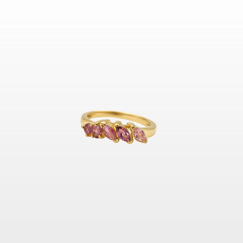 Bague Lotus Éclosion Tourmaline