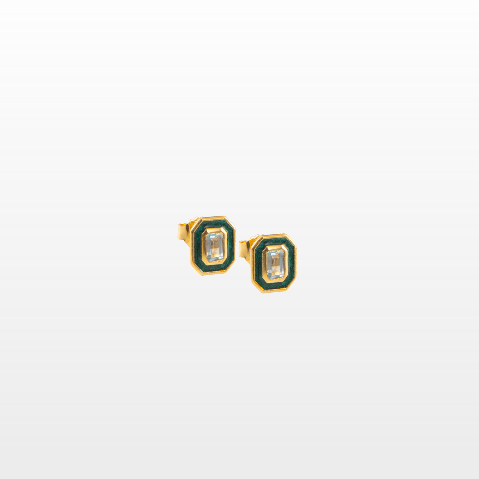 Boucles d'oreilles Haute auRa Topaze