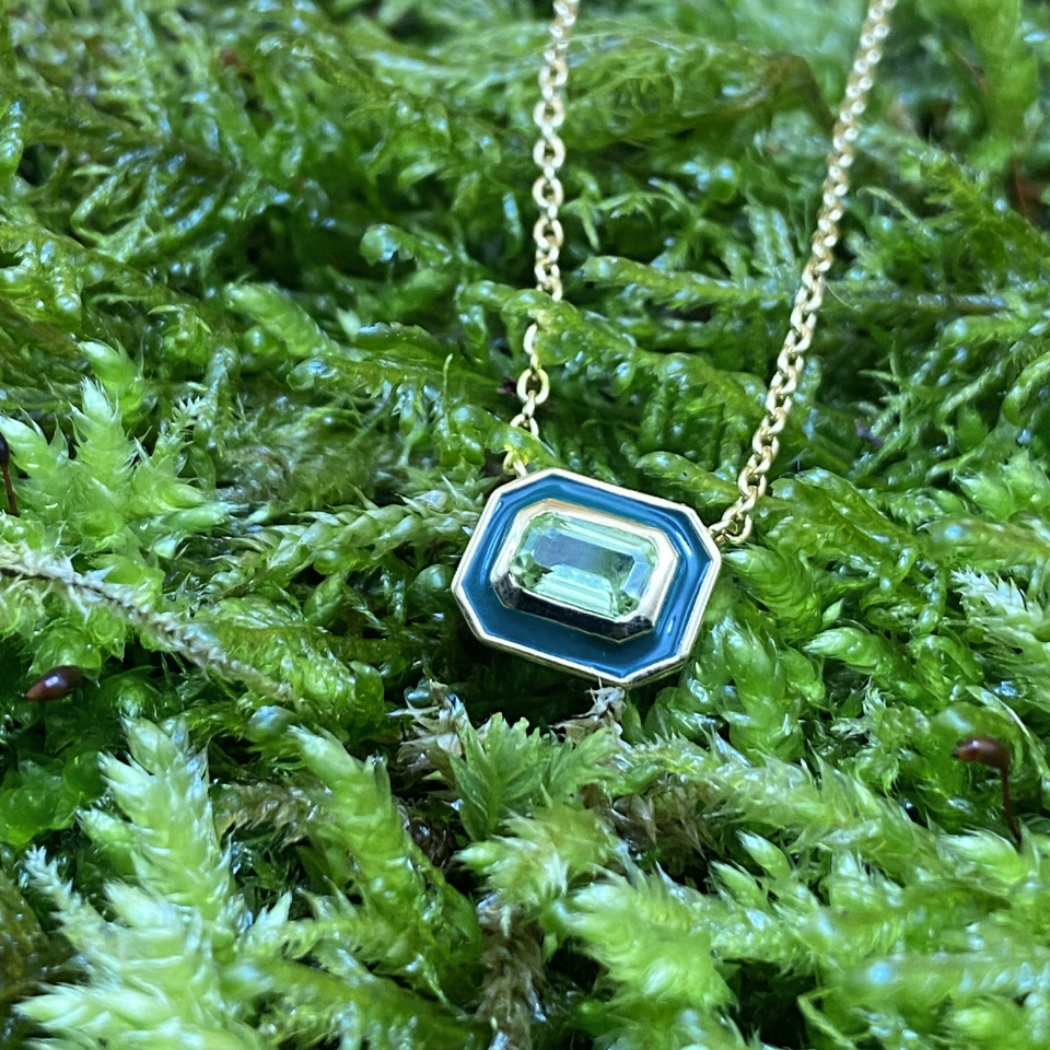 Collier Haute auRa Péridot