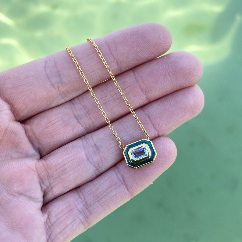 Haute auRa Topaz Necklace