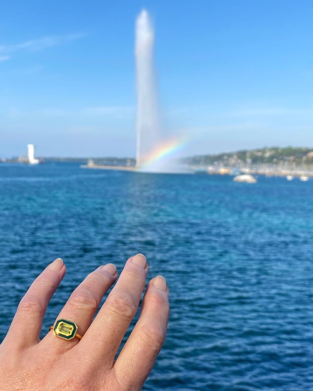 Bague Haute auRa Péridot